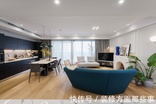 衣帽间|175平现代四居室扩充大中厨,打造儿童套房