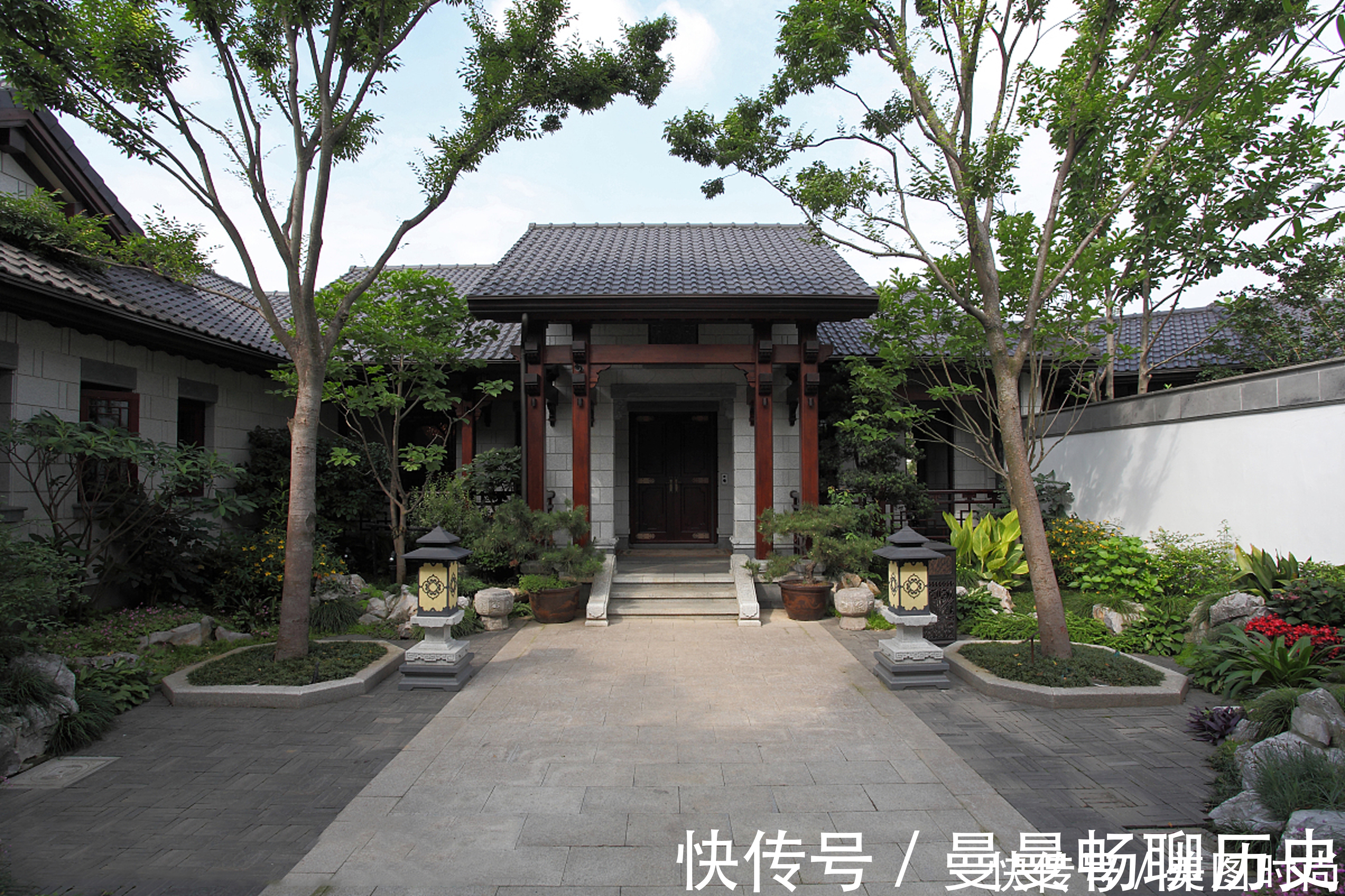 绿色植物|6招圆你中式庭院梦,有院子一定要做成中式风格,充满意境之美