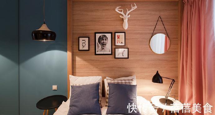 挂画|47m2暖色长型屋小宅,简约温馨,小户型也可以有大智慧!