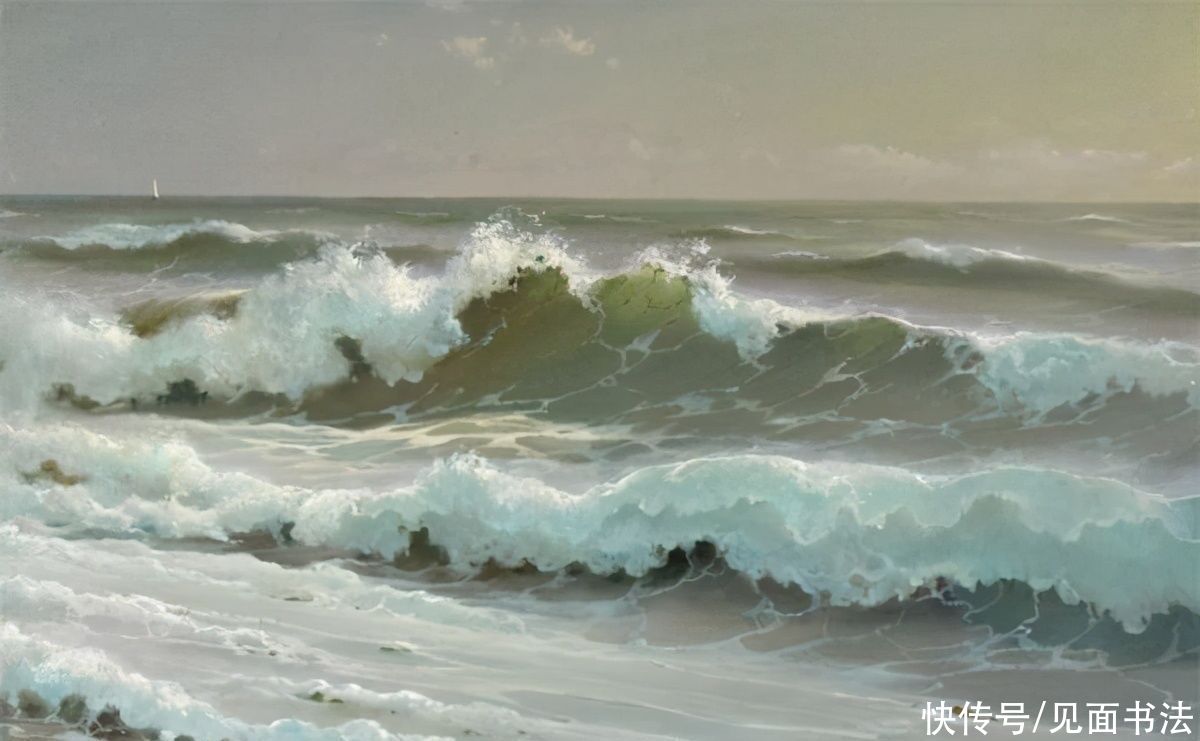  绘画|「愙斋书法」George Dmitriev海景绘画作品