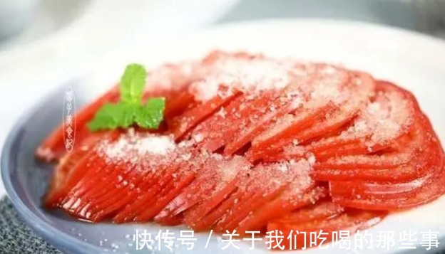 食盐|做糖拌西红柿，直接撒白糖就错了，多加1样料，鲜甜可口，没酸味