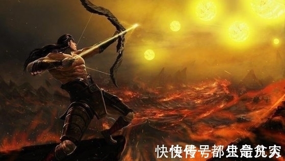 河伯#民间传说:嫦娥为何抛下后羿奔月?你看后羿射日后又干了哪些好事