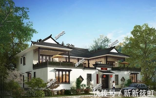 中式|农村建房别再建老土的欧式了,要建就建中国最牛的房子四合院
