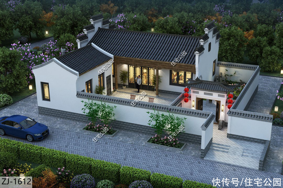 中国传统文化|无庭不成居，自建20×14米古朴中式大宅，感受悠闲好生活