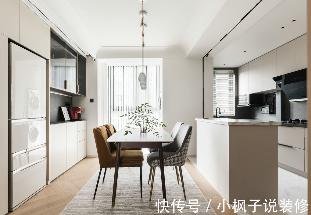 空间|127㎡两居室,现代简约风装修,南北通透住着比大平层还舒适