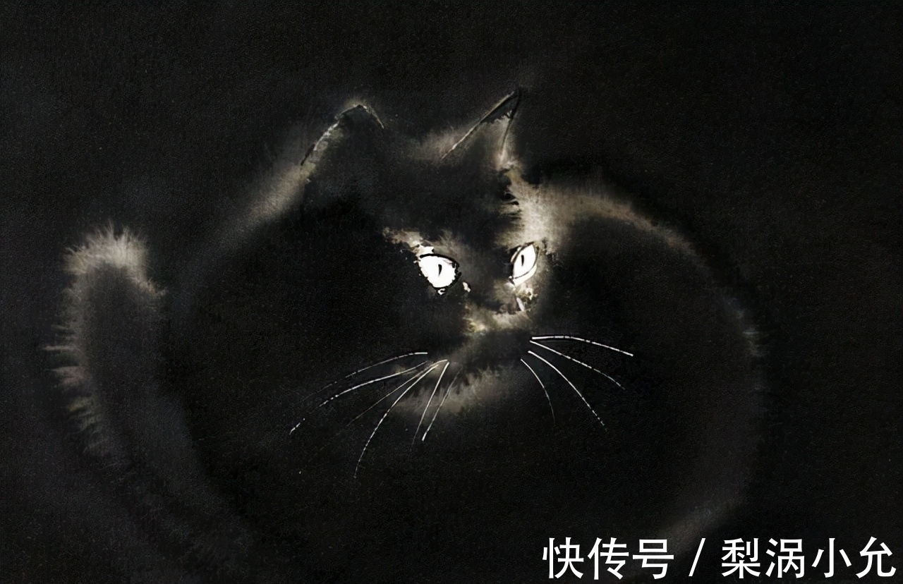 麦穗!水墨是中国传统绘画,老外用它画动物——别说另有一番意境