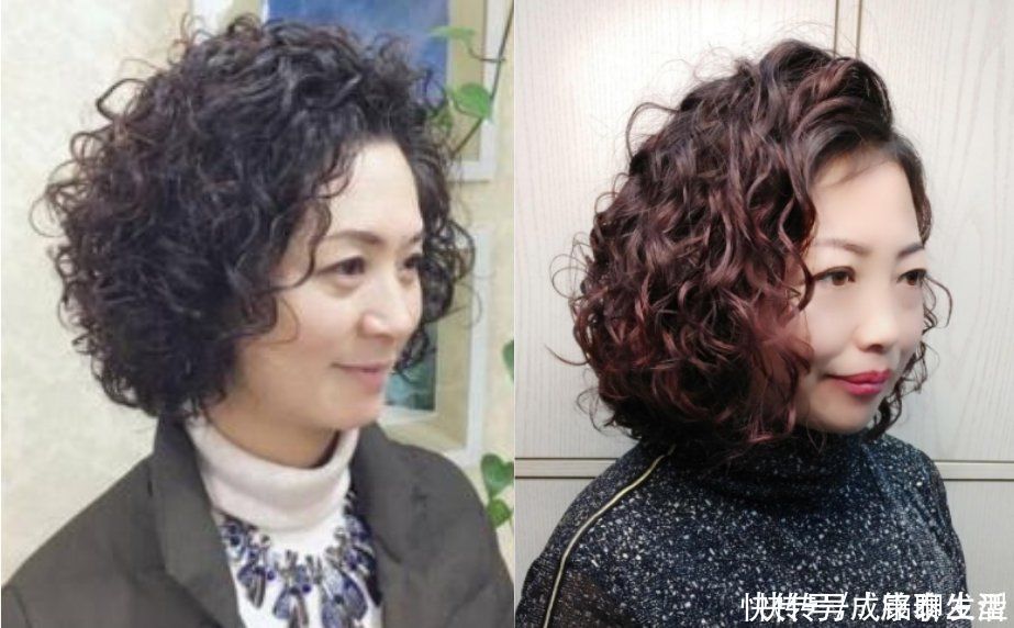 老人|为什么日本老人喜欢大卷，中国老年人喜欢烫小卷？审美文化不一样