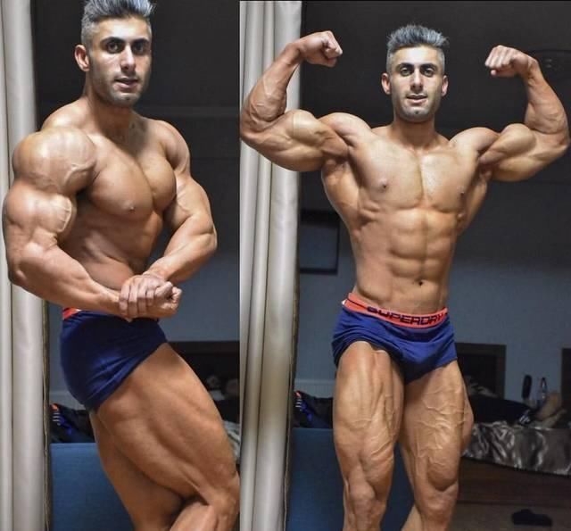 健身模特|伊朗小伙常年保持8%体脂，曾因瘦小而被嘲笑，今专业健身模特！