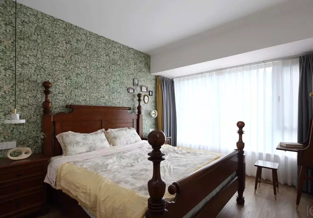 柜子|109㎡现代欧式混搭风,清新时尚又轻奢,小复古