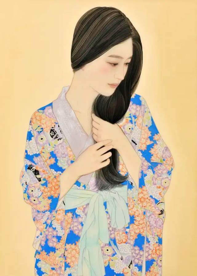 笔下|人称日本最美女画家，竟然这样画美女，极具香艳的极致诱惑