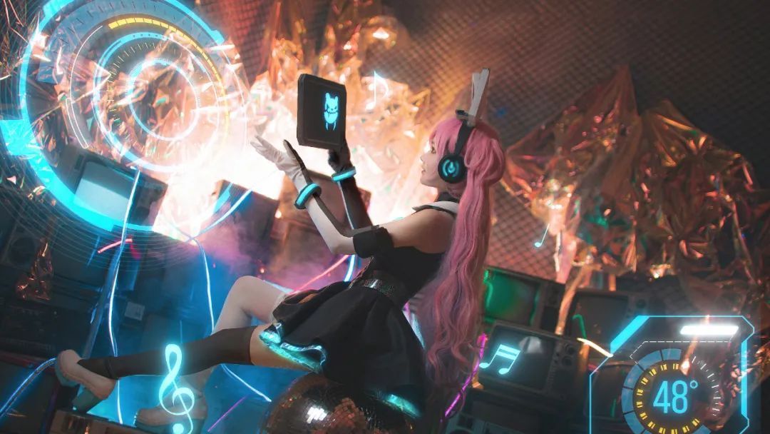 心灵骇客|cos:王者荣耀安琪拉-心灵骇客cos正片@北原美呆