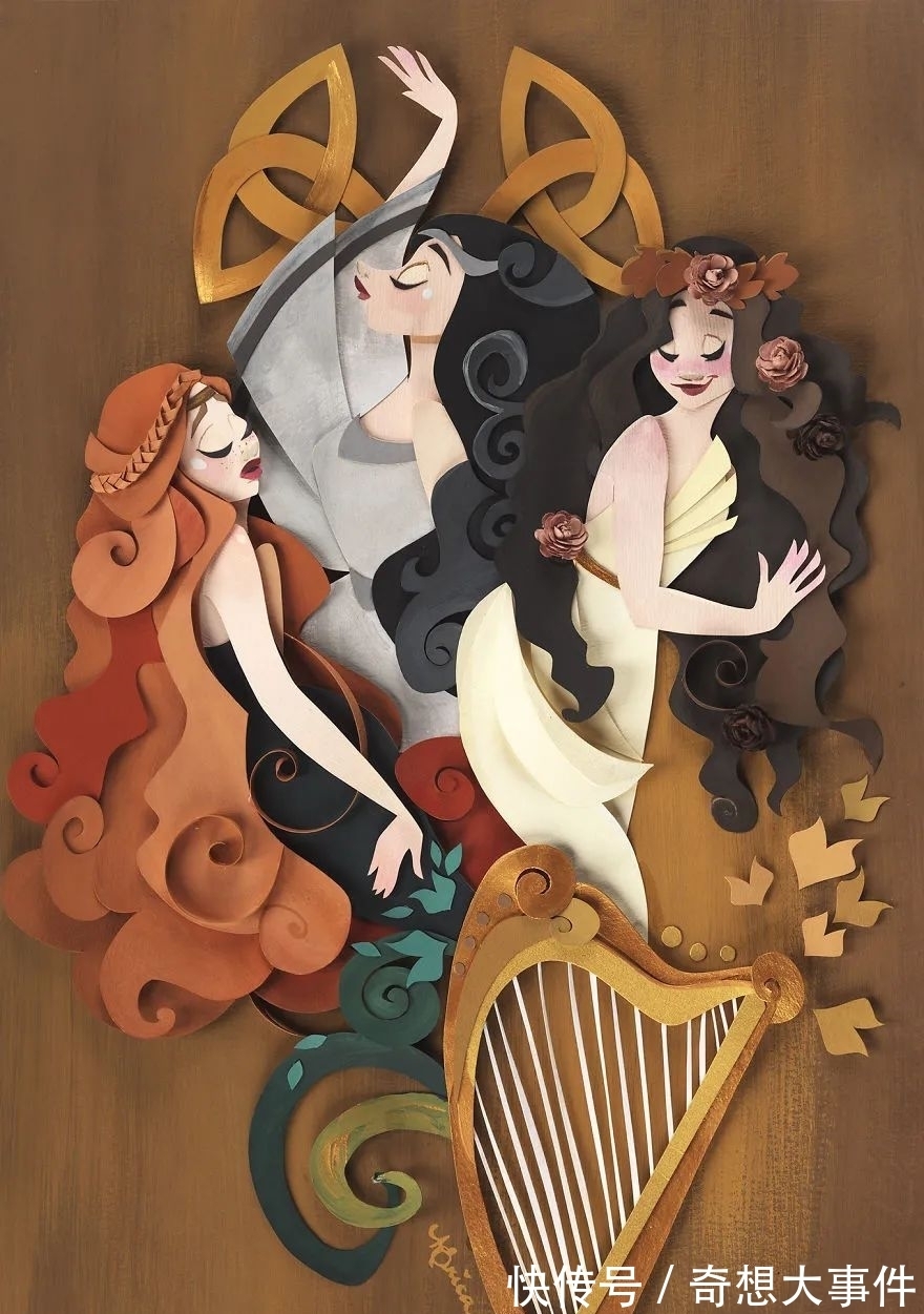 女孩子|也只有这么可爱的女孩子,才能用剪刀,剪出一整个童话故事