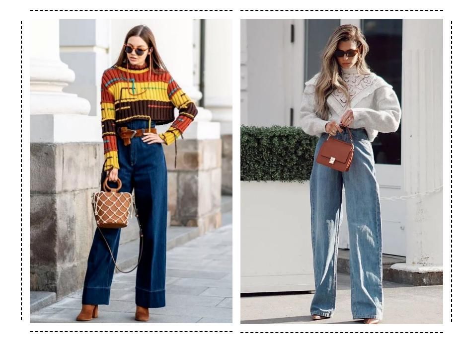 大毛衣+阔腿裤,才是秋冬最慵懒时髦的打开方式