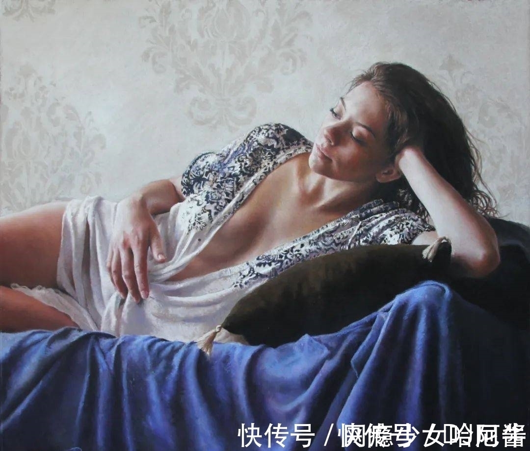 厚重感$赏心悦目,活色生香——女画家色粉笔下极致唯美的女性人体肖像