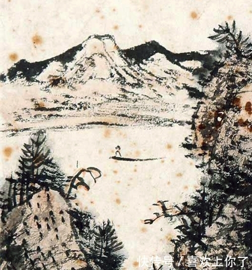 元人|元人笔墨,宋人气象,黄秋园绘《枯树寒山》