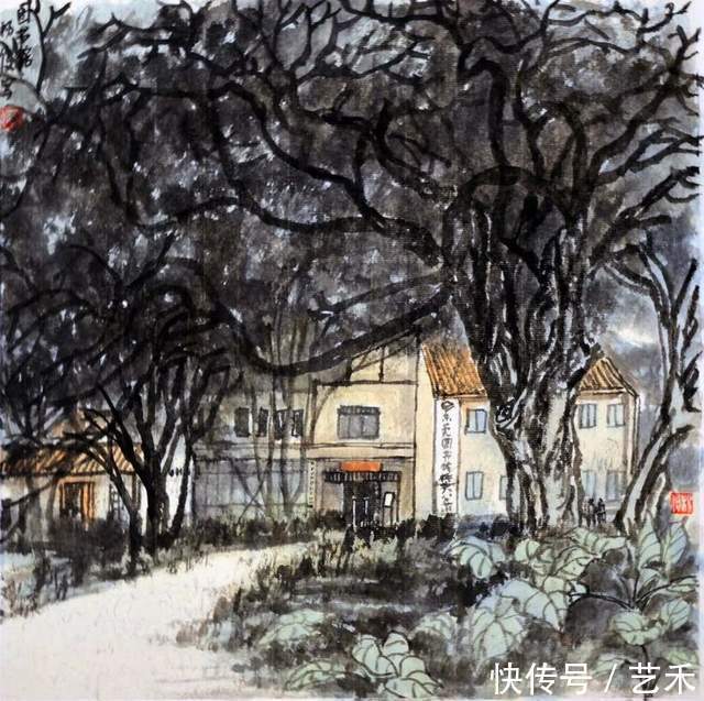 东莞市#画家杨俊——山水自然清雅,温婉柔情作品选