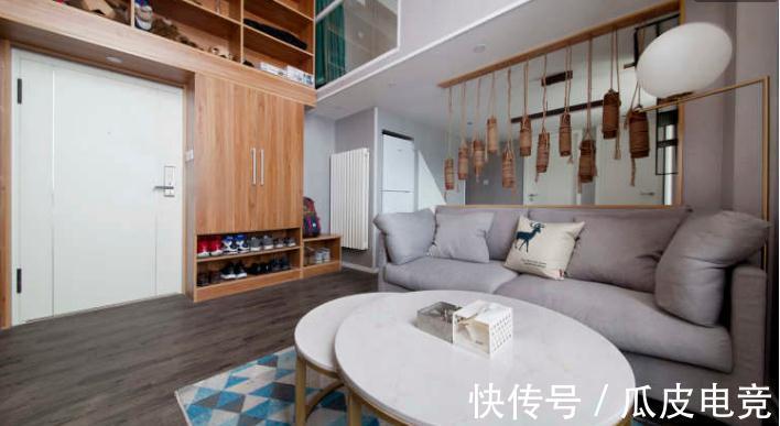 储物柜|小复式这样安排储物空间,瞬间提升空间感,时尚又大气