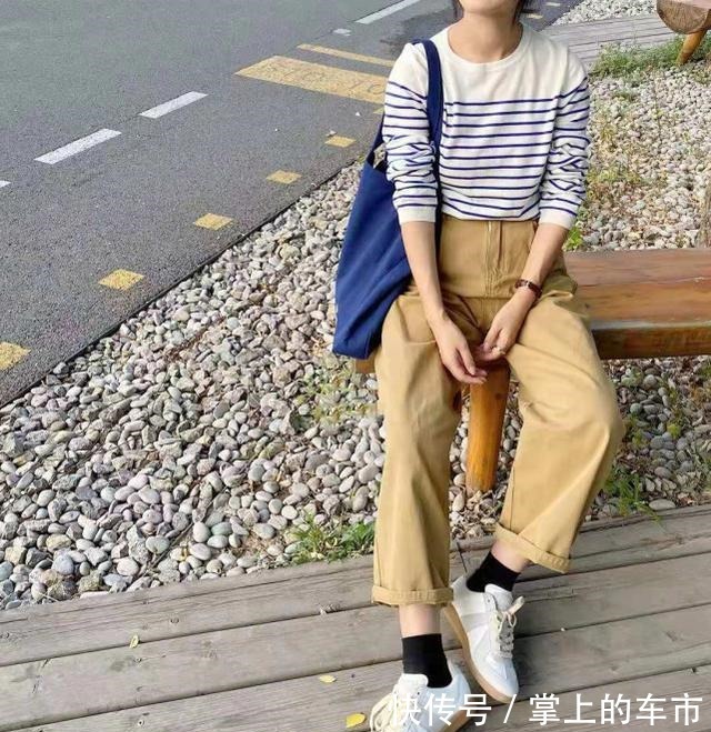 气质 原来条纹T这么好搭,9个搭配公式37张图,告诉你有多气质百搭!