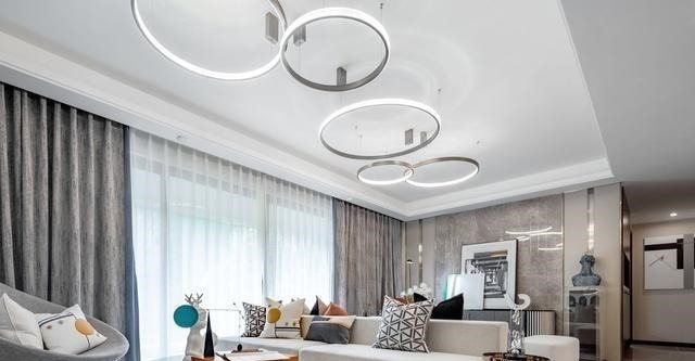 爱马仕橙|大平层的现代轻奢风设计高级灰碰上爱马仕橙的惊艳!