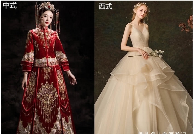 中式嫁衣VS西式婚纱,你最喜欢哪种?明人不说暗话,我都想要