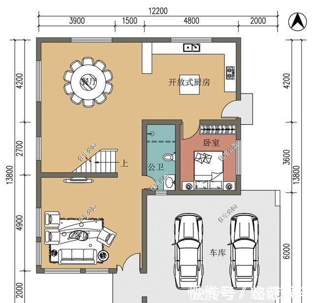 屋顶|回农村给父母盖养老房,20多万就够了,3套图纸你喜欢哪套