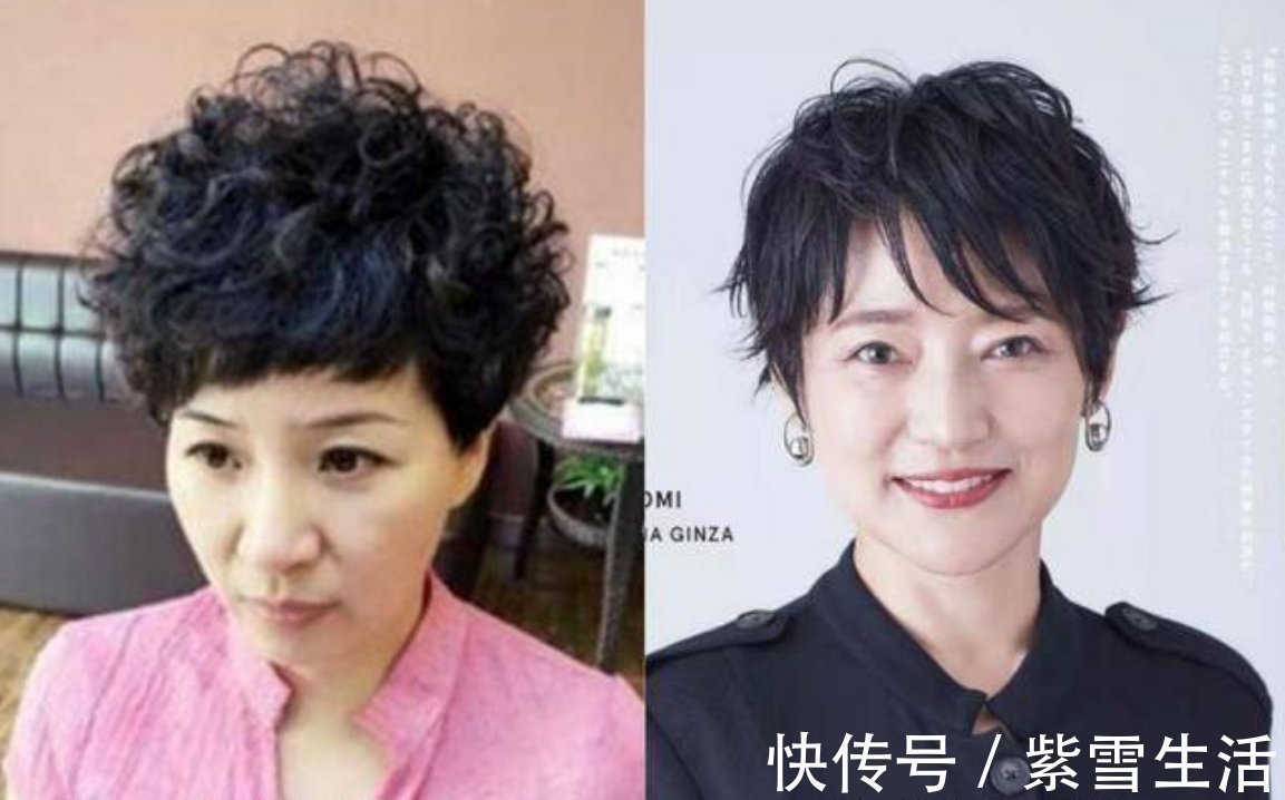 蓬松|过了50岁别烫小卷了，显老！学日本女人烫“空气卷”，时髦又减龄