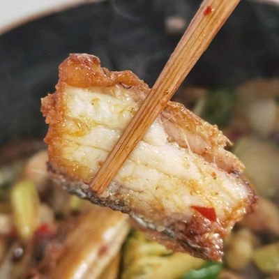 给年夜饭添道菜叭带鱼鸡翅干锅