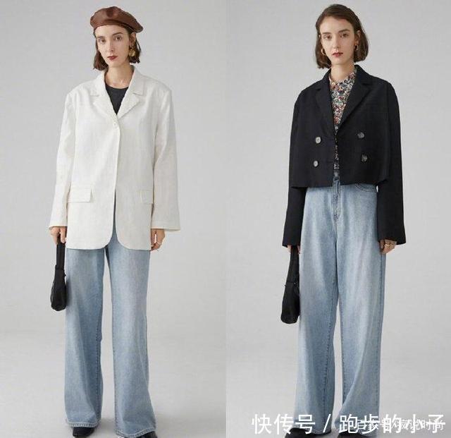 入秋不知道穿什么试试“小西装+裤子”,时髦利落、高级提气场