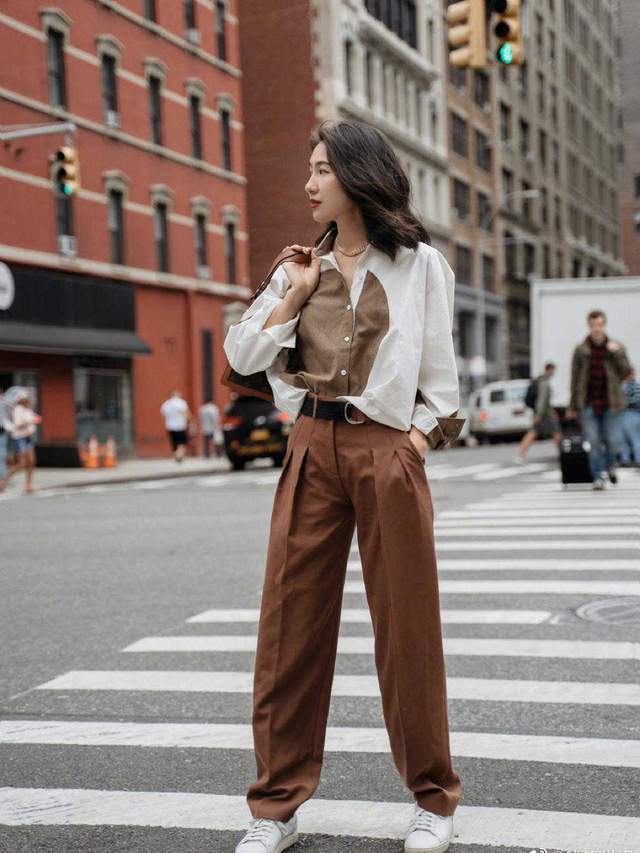 大衣|秋天的“棕色”大衣真时髦!精致的女人都喜欢的色系,温柔大方