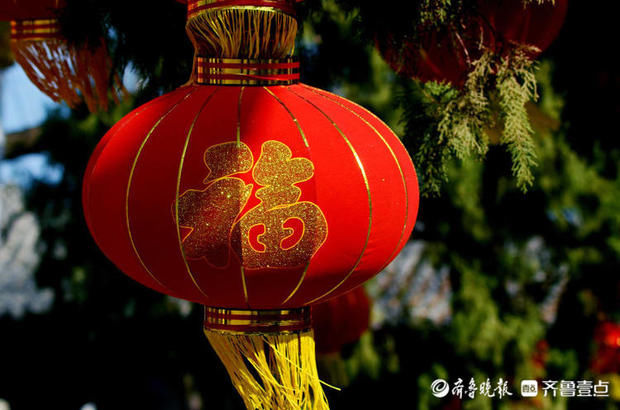 老年|就地过年春在身边｜济南千佛山红红福字高高挂，满山福气迎大家