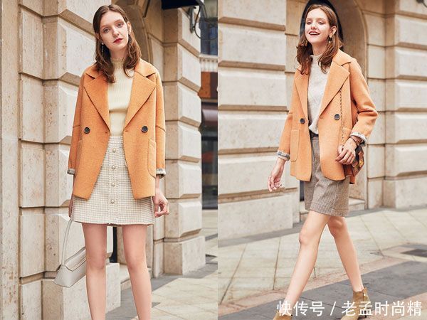 干净利落的西装外套,怎么穿都很有时髦感