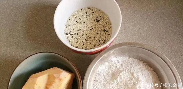 早餐|红薯芝麻饼,香甜美味,当早餐也不错!