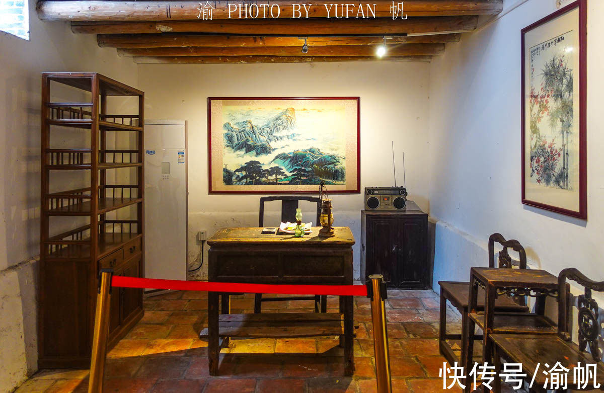 画坛$参观关山月故居，才知他名字的来历，房屋不大却是阳江的文化地标