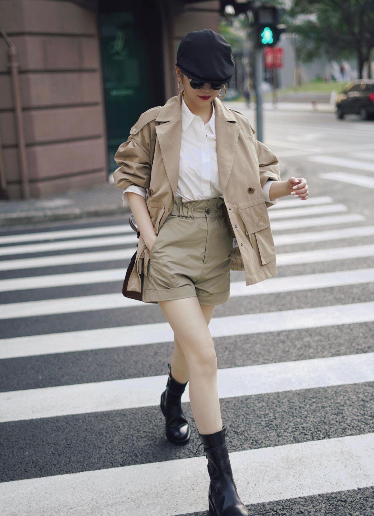 集美 今年穿风衣别买卡其色了!三木带火了“米色风衣”,高级优雅真美