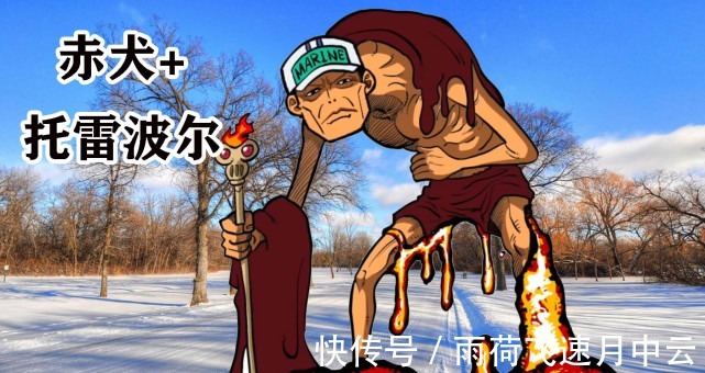 托雷波尔|海贼王当角色换上赤犬的脸,娜美有点伤眼睛,乔巴的形象搞笑