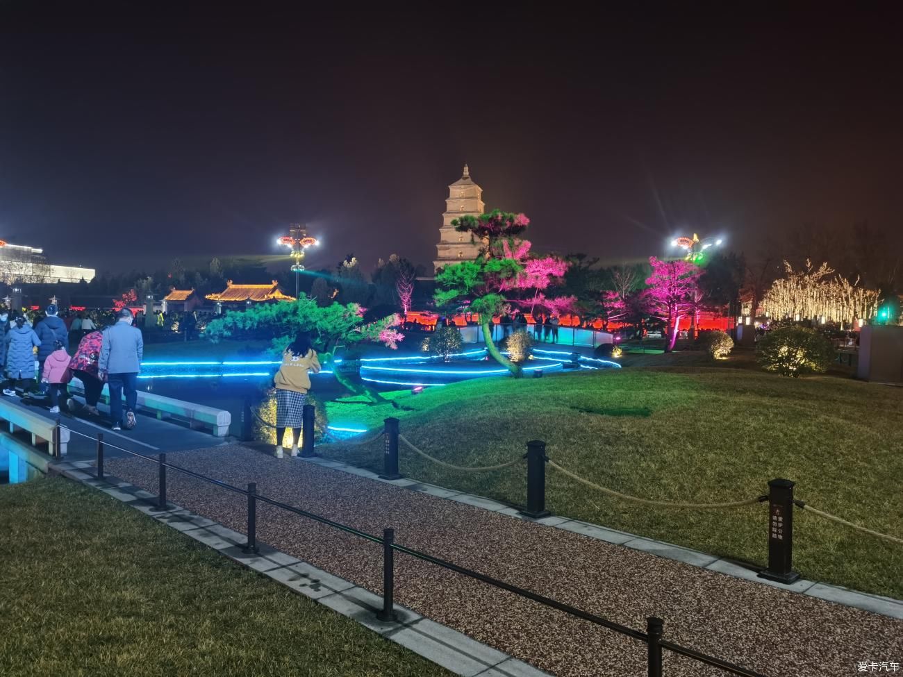 春节西安看灯会