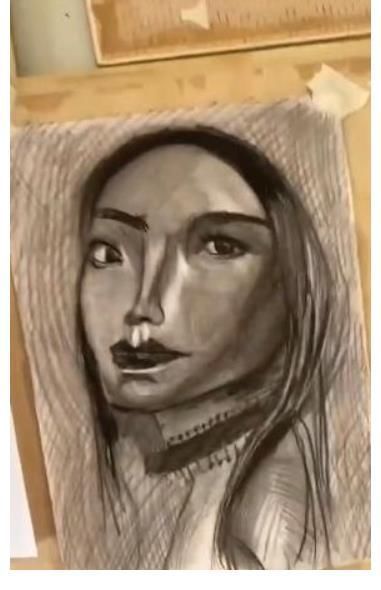 邓子琪&美术生以邓紫棋为题!低分VS高分差距大,网友:邓紫棋看了想报警