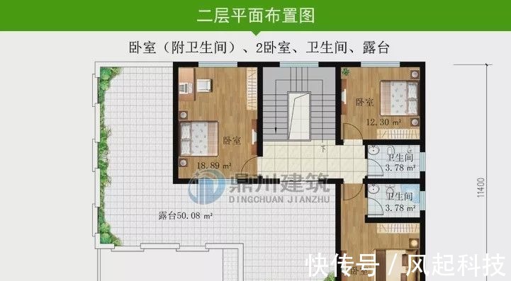 卧室|造价25万二层自建别墅,外观简约好施工,超大露台设计,看了就想拥有