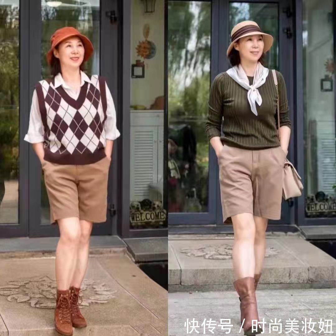 马甲|这才是实用的“一衣多穿”,教你选对款式,50、60岁穿出洋气范