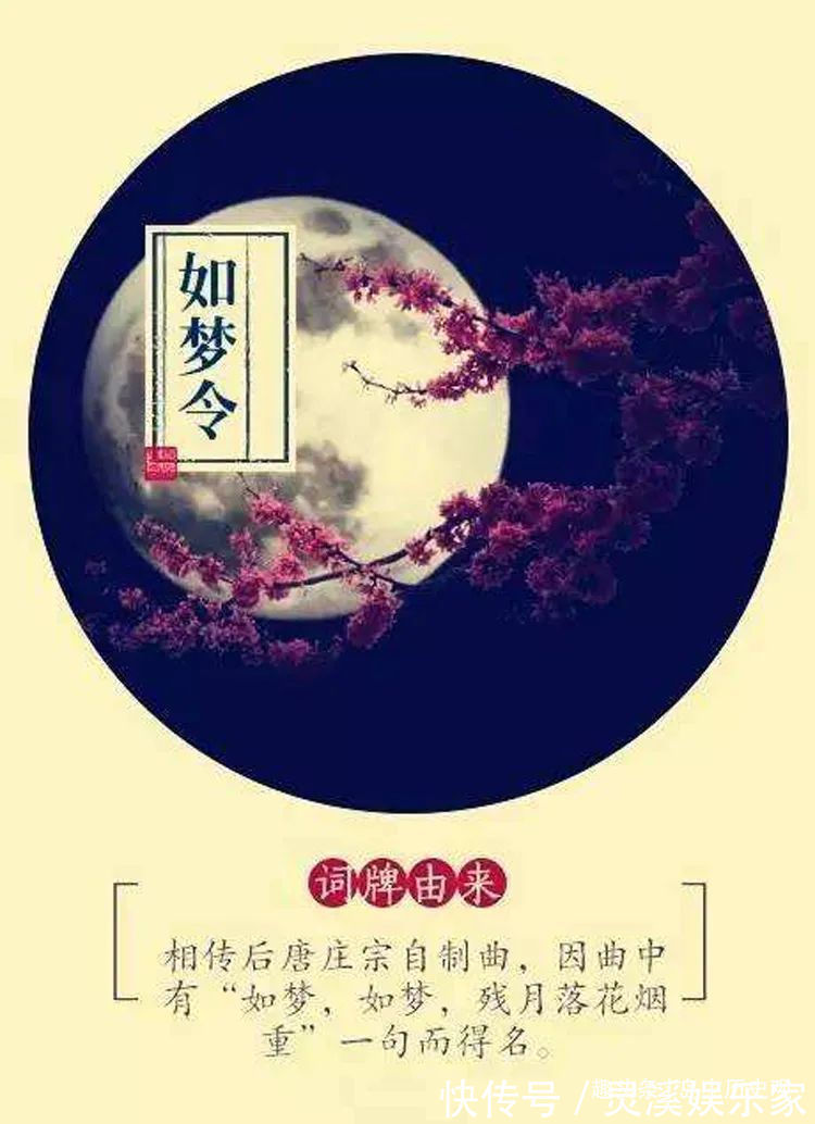 谢秋娘&念奴娇、如梦令、卜算子，雨霖铃，千奇百怪的词牌名是怎么来的