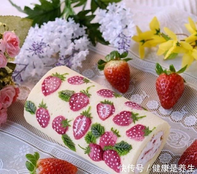 不忍下口的彩绘蛋糕卷,治愈你的小情绪!