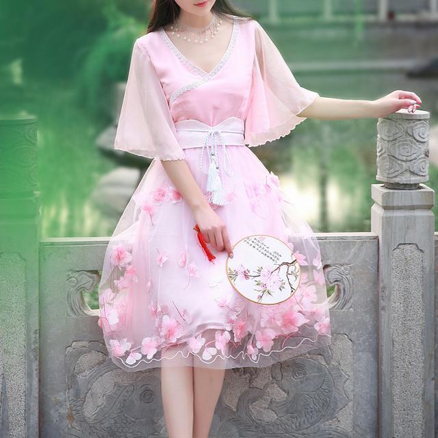 泡泡袖 古色古香中国风改良裙,简直是古风爱好者的福利,太仙了