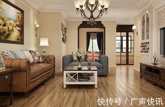 木地板|客厅地面这么铺,比木地板好看100倍,难怪有钱人都学着做