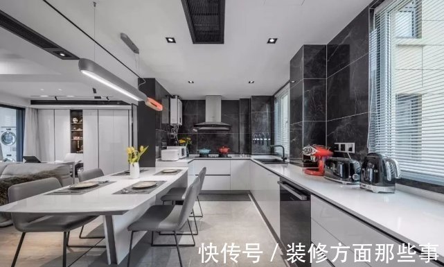 柜体|120㎡现代轻奢风开放式设计和朴素的色调,有一种高品质的氛围!