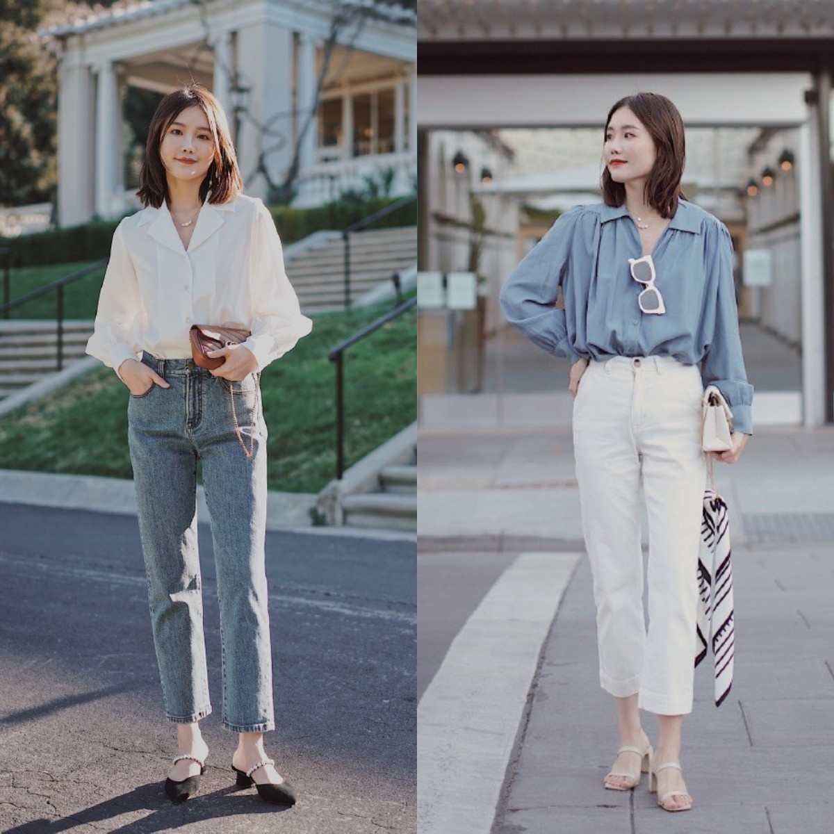 tips|“直筒裤”学会这几个穿搭技巧,显高显腿长