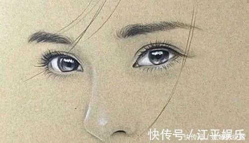 五官|美术生追起星来很疯狂,人像只画了五官,剩下的全靠网友猜