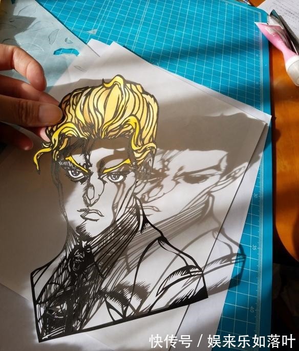 艺术家|日本艺术家做JOJO剪纸,吉良吉影完美还原,乔鲁诺更让人惊艳