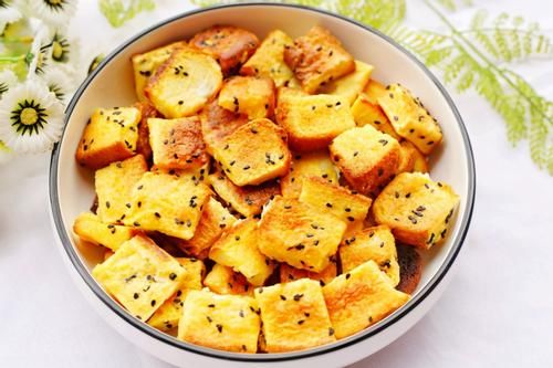 简单的营养早餐，分分钟搞定，香脆酥，一块接着一块