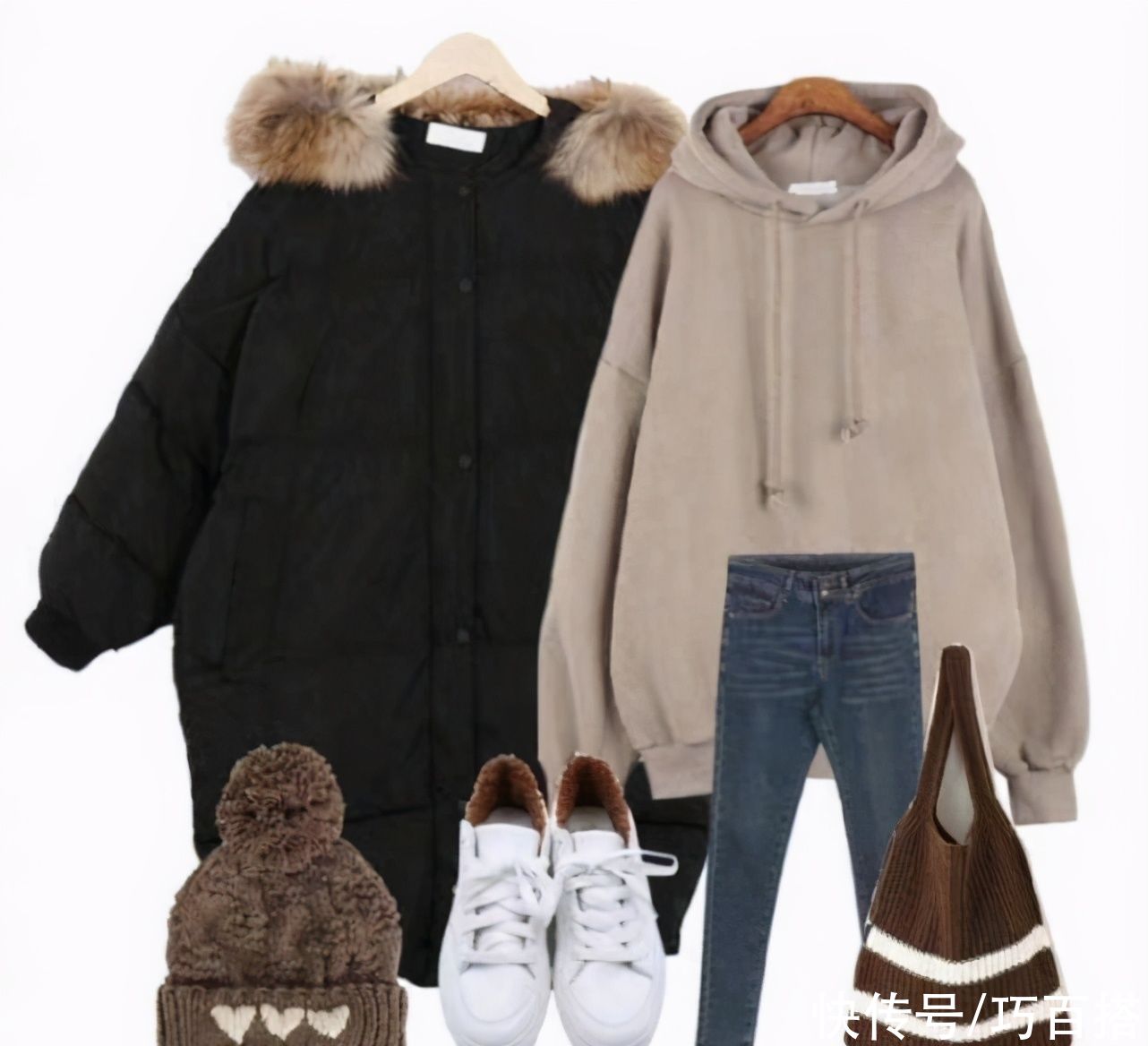  单品|黑色羽绒服的9种搭配！不重样的小心机时尚，冬季穿着显瘦显气质