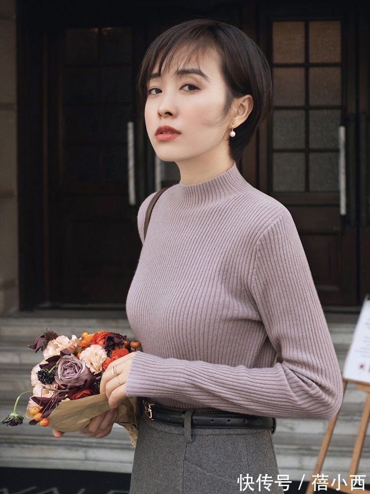 时髦|30岁、40岁的女人穿针织衫搭配法则,要精致也要减龄,快来学穿搭